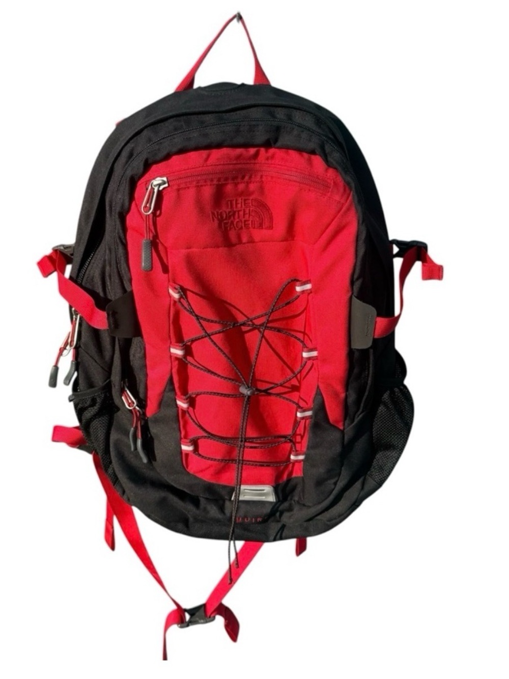 The North Face Muirs Red and Black Backpack